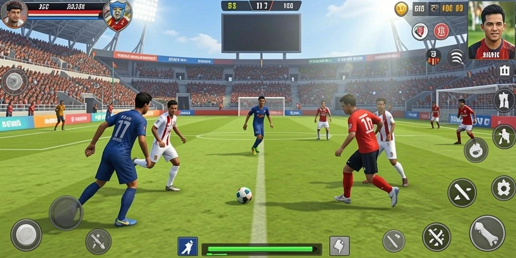 Tangkapan layar menunjukkan mode permainan multiplayer yang seru.