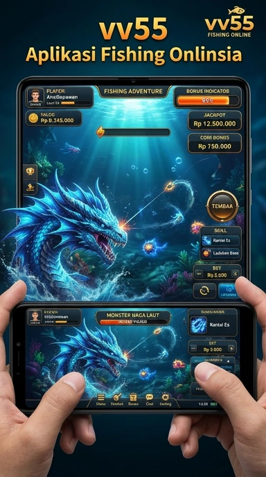Cuplikan layar menu unduhan vv55 untuk perangkat Android